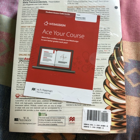 Calculus Third Edition with WebAssign Code - Picture 2 of 3